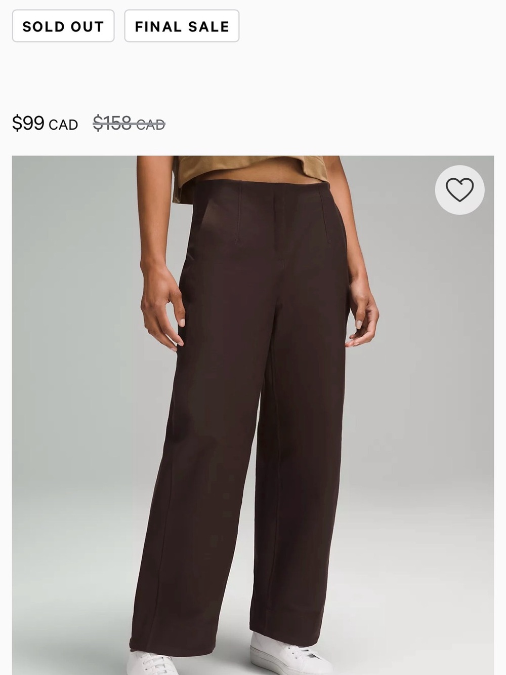lululemon Utilitech Relaxed Mid-Rise Trouser 7/8 Length